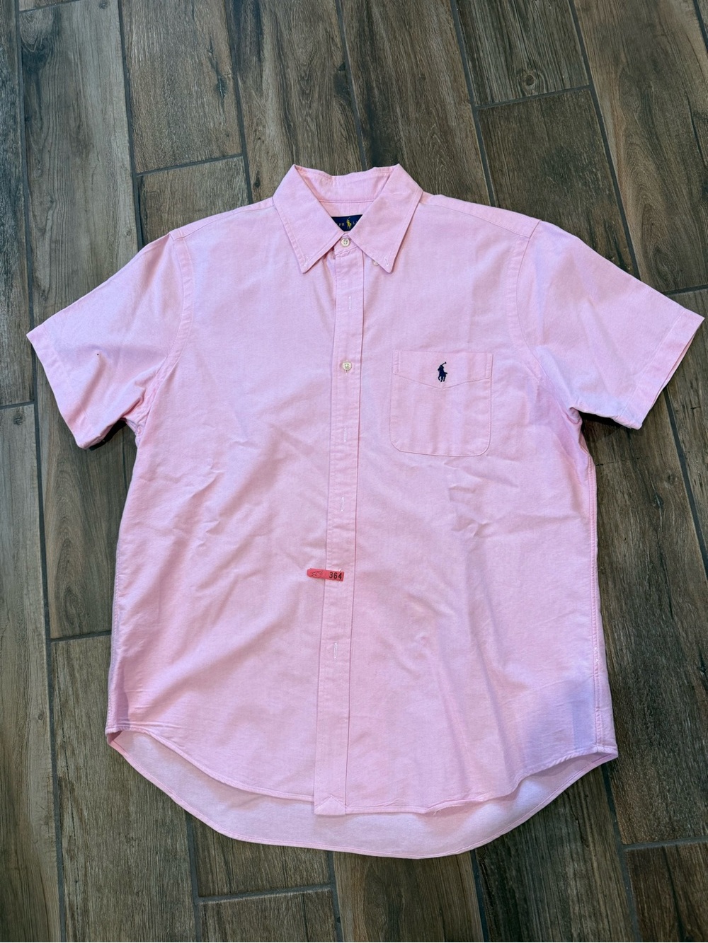 Polo by Ralph Lauren Pale Pink Short-Sleeve Button-Down Shirt